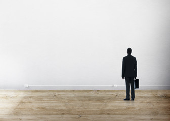 Obraz premium Businessman Professional Occupation Looking Standing Concept