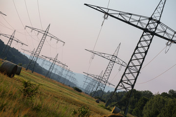 german high voltage pylons