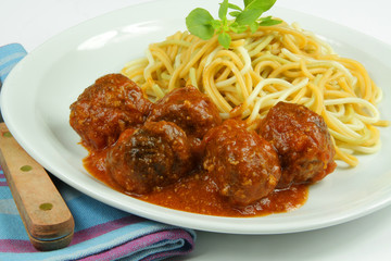 boulettes de boeuf et spaghetti 04072015
