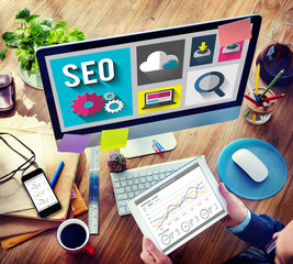 SEO Internet Online Optimization Search Technology Concept