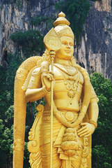 golden statue in Kuala Lumpur