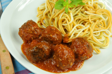 boulettes de boeuf et spaghetti 04072015