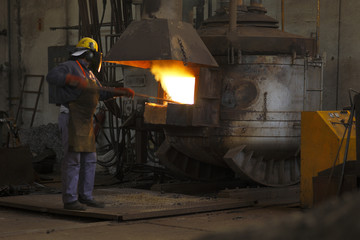 Fototapeta premium Iron and steel industry
