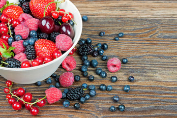 Berries in a bowl