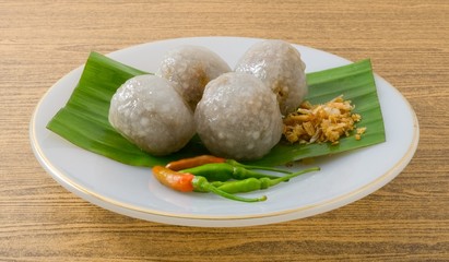 Thai Tapioca Balls Filled with Minced Pork