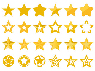 collection of vector stars