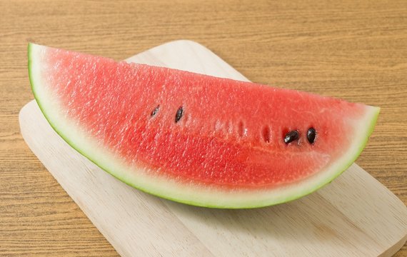 Sliced Ripe Watermelon on A Cutting Board