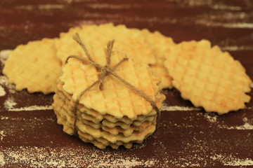 waffle cookie dessert baking home cooking