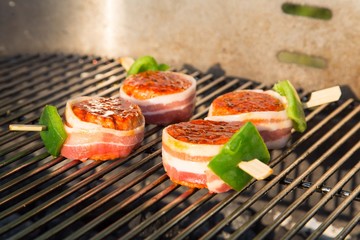 Barbecue in the garden