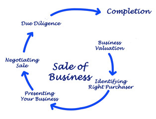 Diagram of Sale of Business