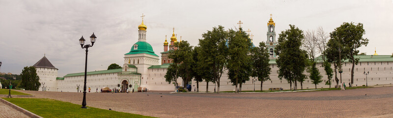Золотое кольцо России. Панорама Троице-Сергиевой Лавры.