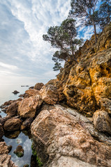 Strand bei Playa d´Aro an der Costa Brava in Spanien