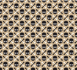 Skull and Bones Pattern