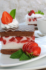 Strawberry souffle