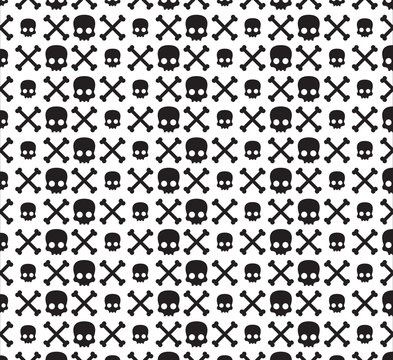 Skull and Bones Pattern