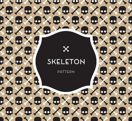 Skull and Bones Pattern