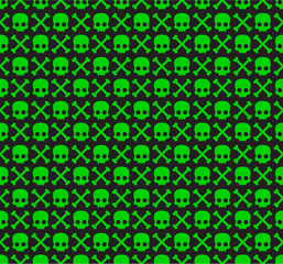 Skull and Bones Pattern