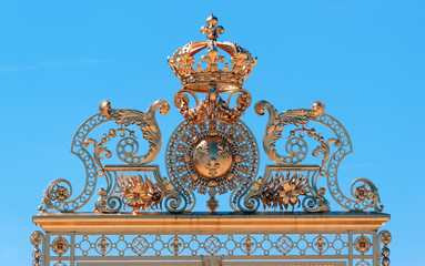 portes d'entrée du palais de Versailles,