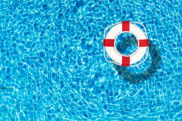 Pool, water, ring.