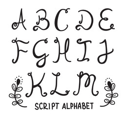 script alphabet