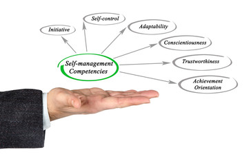 self-management competencies - obrazy, fototapety, plakaty