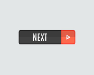 Next web button flat design