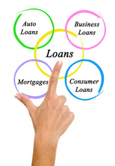 Diagram of loans