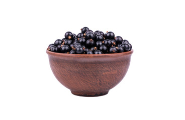 Black currants in a bowl
