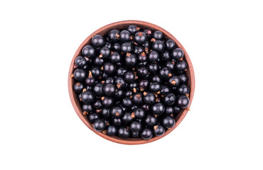 Black currants in a bowl