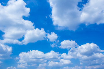 Blue sky with clouds