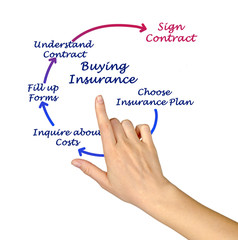 Diagram of Buying Insurance