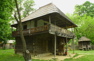 Romanian vernacular timber house