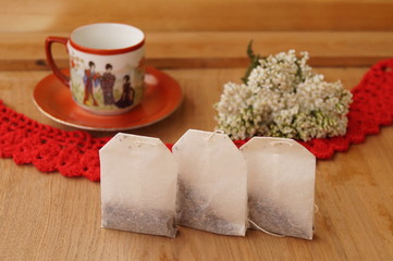 Medicinal plants - milfoil, yarrow flower
