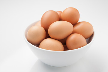 Eggs in a bowl