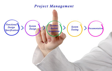 Diagram of project management