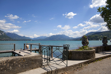 Obraz premium Lake Annecy in French Alps, Houte Savoie region