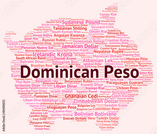 Dominican Peso Indicates Exchange Rate And Currency Stock Photo Dominican Peso Indicates Exchange Rate And Currency