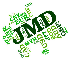 Jmd Currency Indicates Exchange Rate And Broker