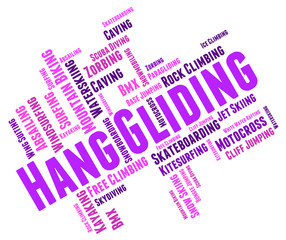 Hang Gliding Shows Glide Hangglider And Hang-Gliders