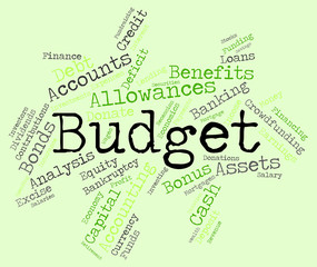 Budget Words Means Accounting Budgeting And Expenditure