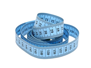 Measuring tape.Isolated.