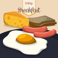 Breakfast design.