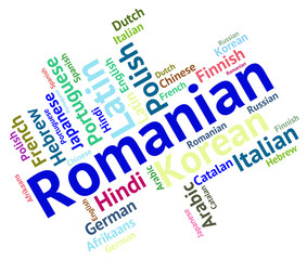 Romanian Language Shows Communication Dialect And International