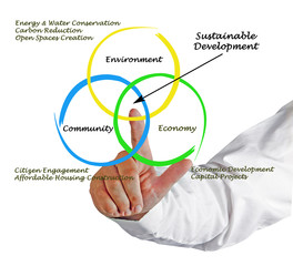 Diagram of sustainable development