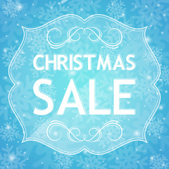 Christmas sale background