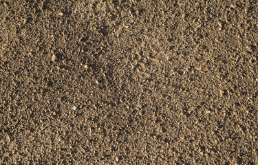 Brown earth and gravel macro texture background