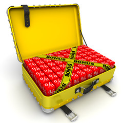 Suitcase full of bonuses