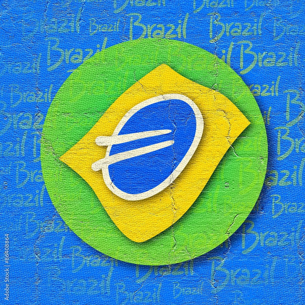 Wall mural brazil symbol