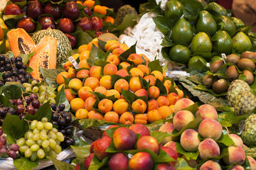 Fruits on the market stall