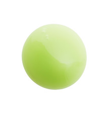 Green color cosmetic gel drop on background